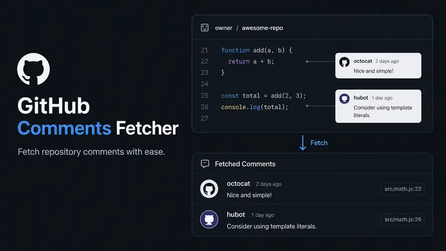 GitHub Comment Fetcher