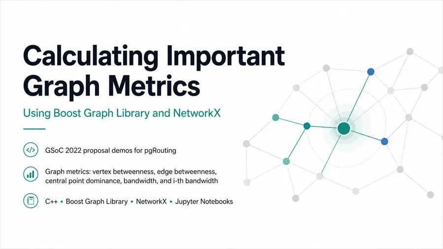 Graph Metrics with Boost and NetworkX